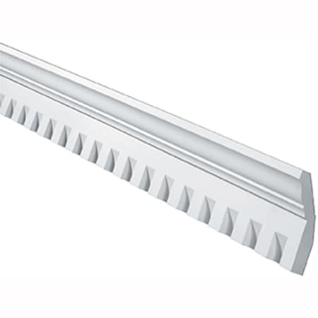 Ekena Millwork 6 7/8"H x 1 1/2"T/S x 3 1/4"P, 12' Length, Crown Dentil Moulding MLD410-12